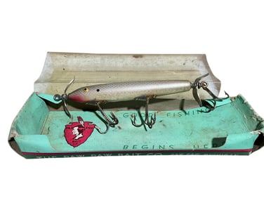 Paw Paw Bait Company Vintage Wooden Fishing Lure 2406 Sinker