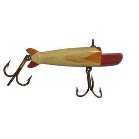 Vintage Creek Chub Close Pin Red Head Fishing Lure