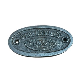 Jack Daniels Metal Plate Sign