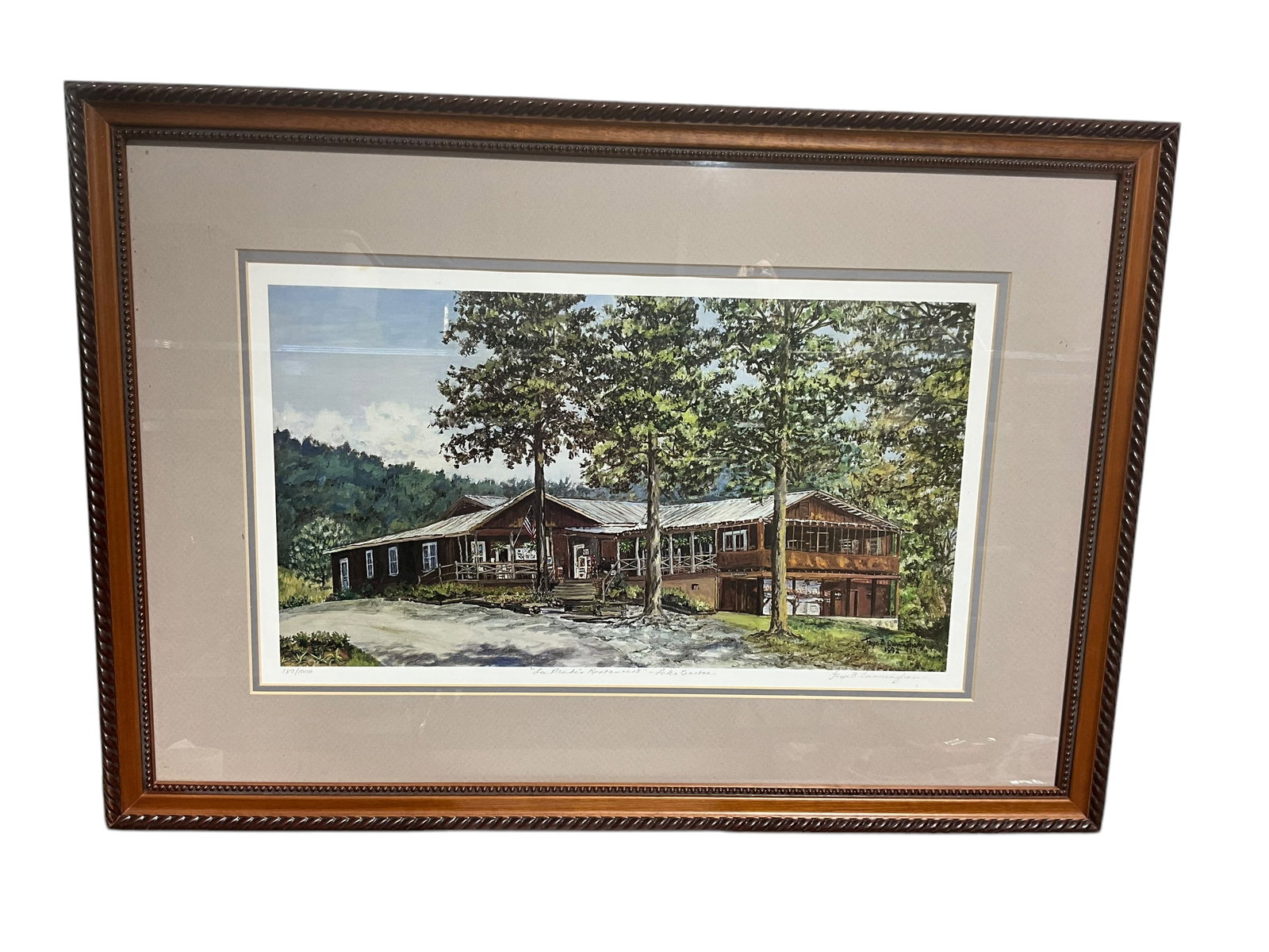 Faye Cunningham Framed Print La PRADE’S RESTAURANT - LAKE BURTON (1 of 4)