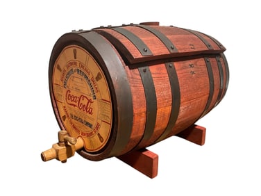 Employee Owned Promotional Coca Cola Syrup Barrel