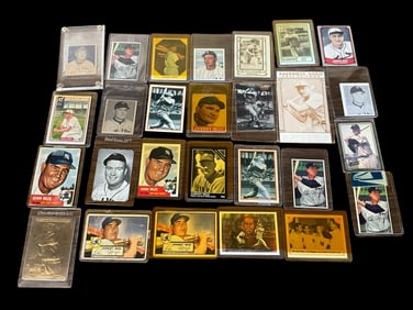 Lot Of 27 Vintage JOHNNY MIZE Misc Baseball Cards