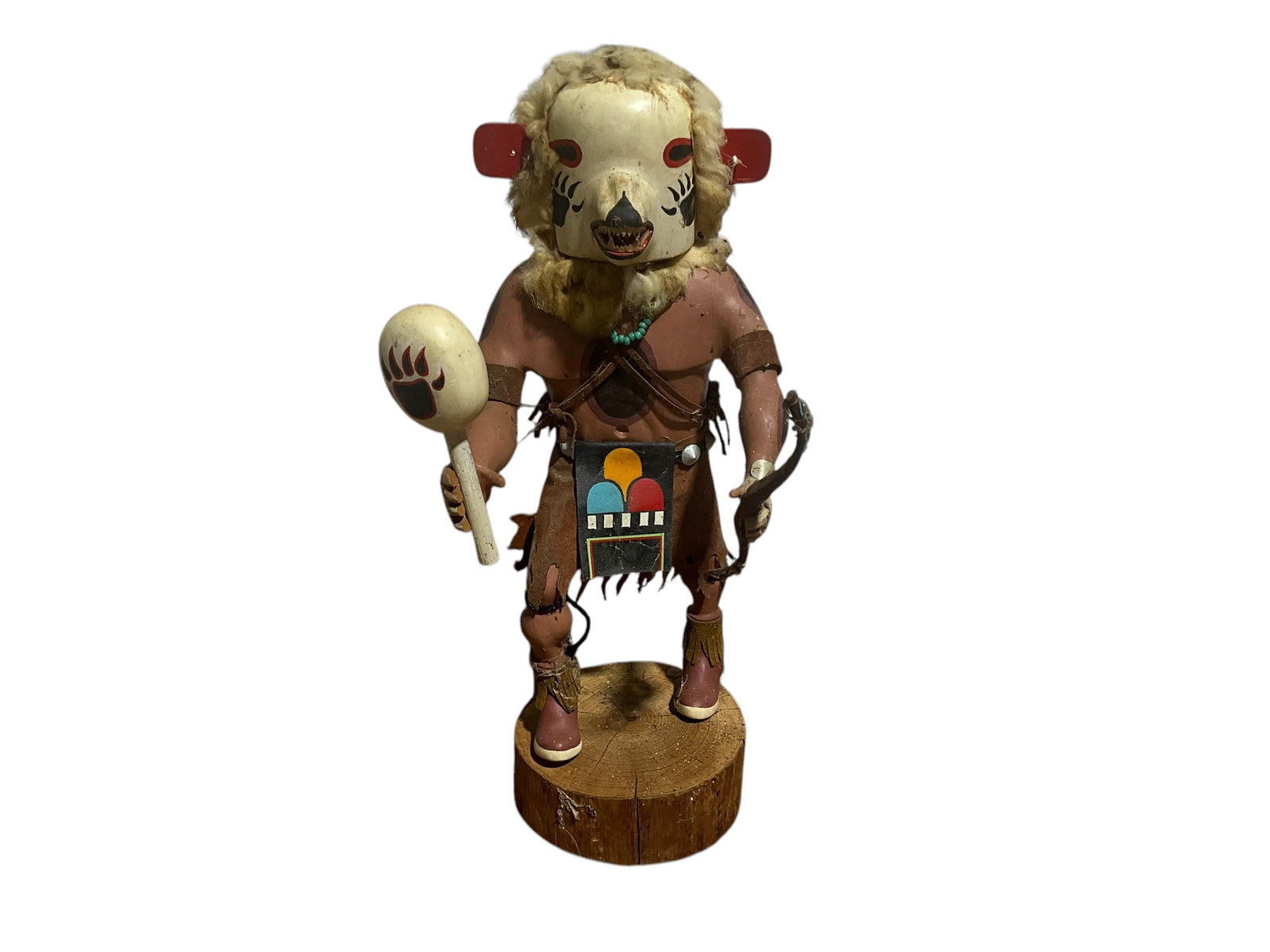 Vintage Hand Made Kachina Doll Statue Signed HAMBY 1980 (1 of 5)