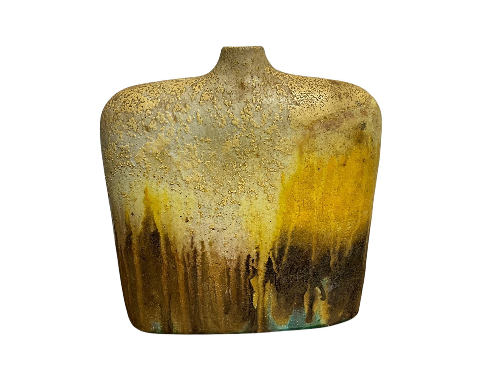 Marcello Fantoni Mid Century Pottery Vase Signed (1 of 4)