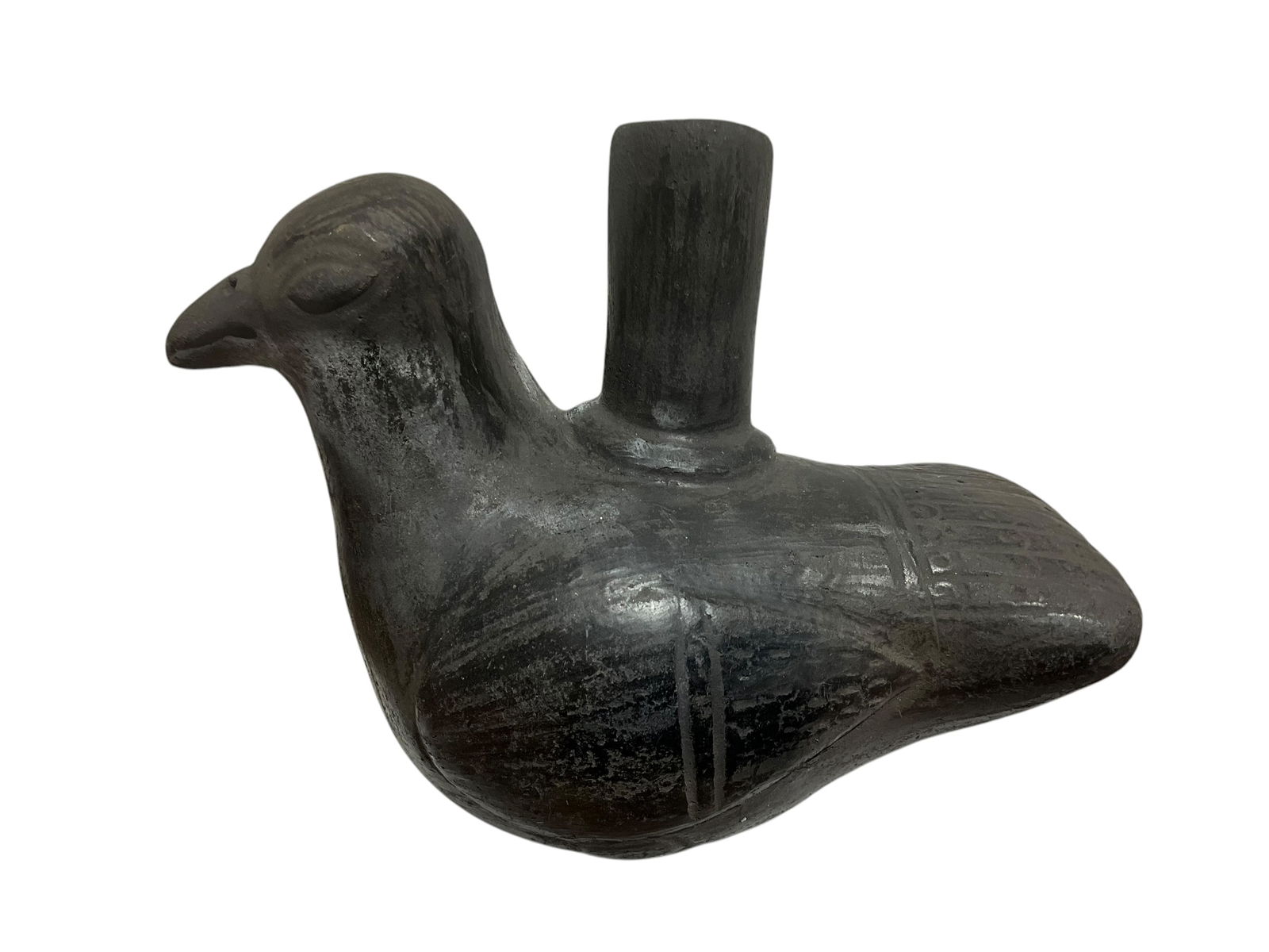 Pre Columbian Peruvian Bird Pottery Whistle (1 of 5)