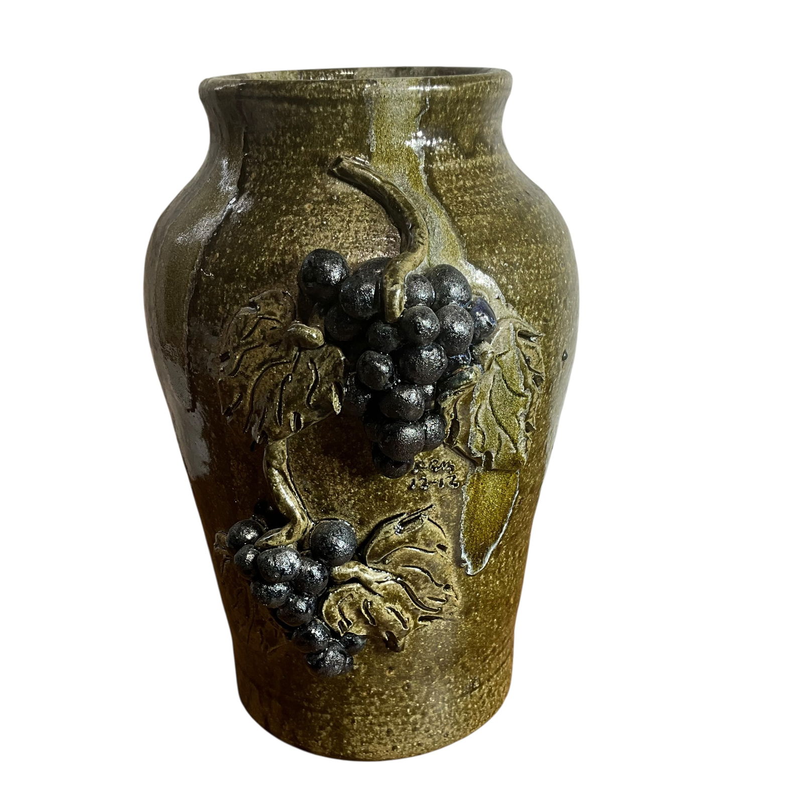 David Meaders Folk Art Pottery Vase (1 of 5)