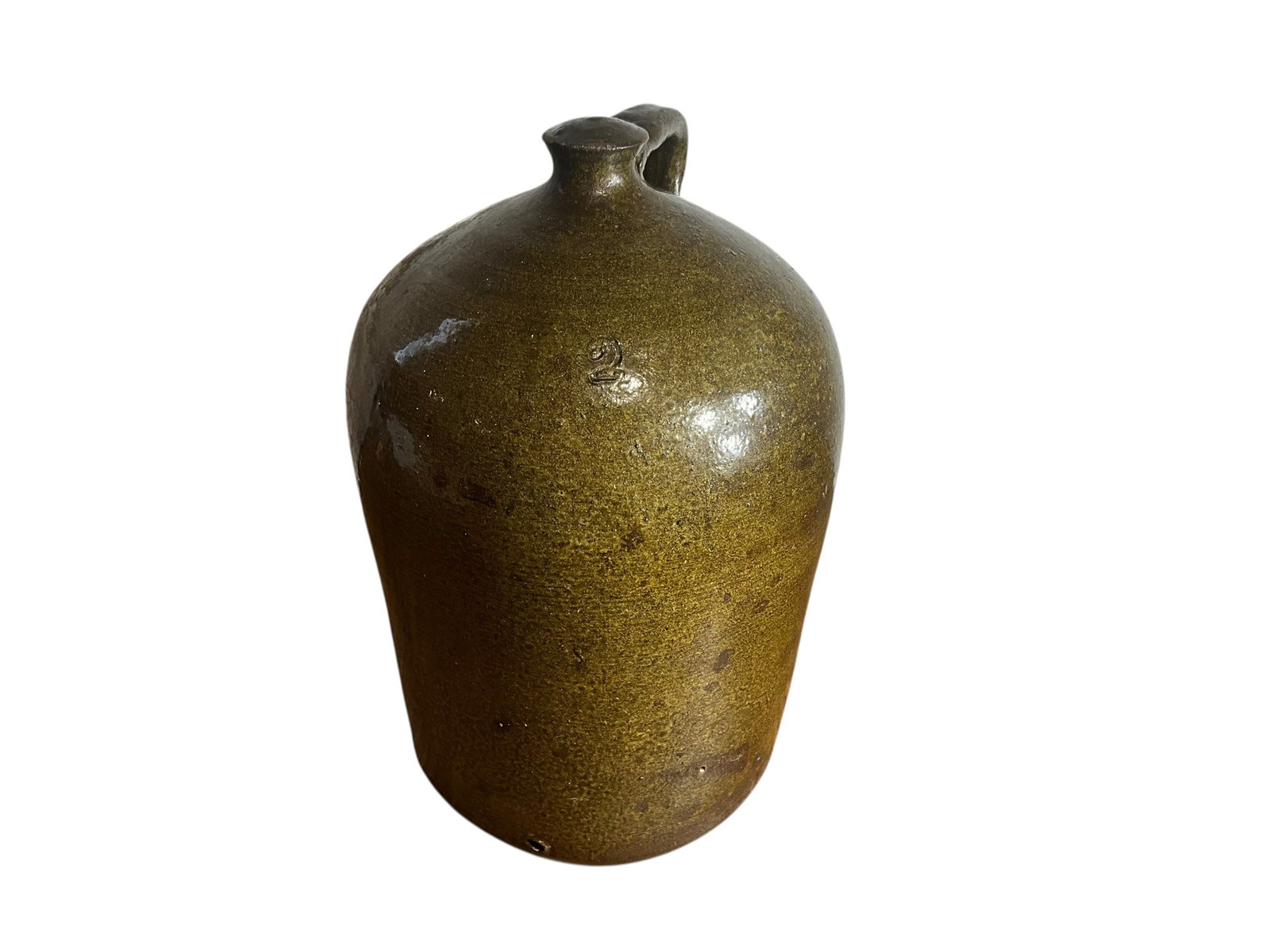 Antique Pottery Chicken Waterer Jug Sealed at Top and Hollow at the Bottom (1 of 5)