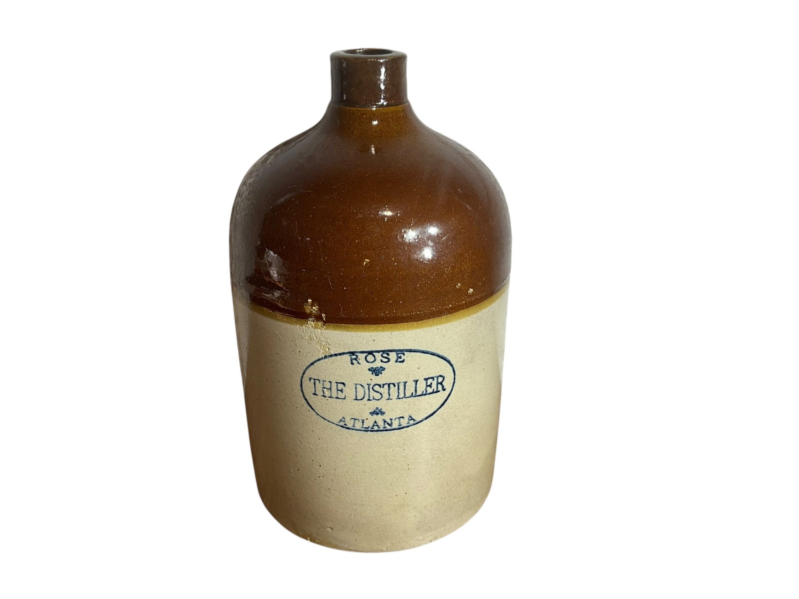 Rose The Distiller Atlanta Whiskey Jug Vintage Stoneware (1 of 6)