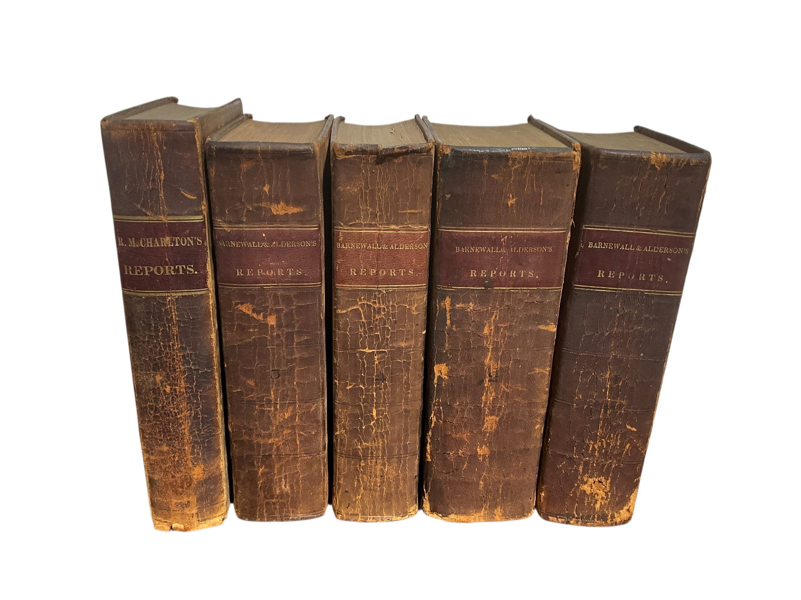 Law Case Report Books from the 1800’s (1 of 2)