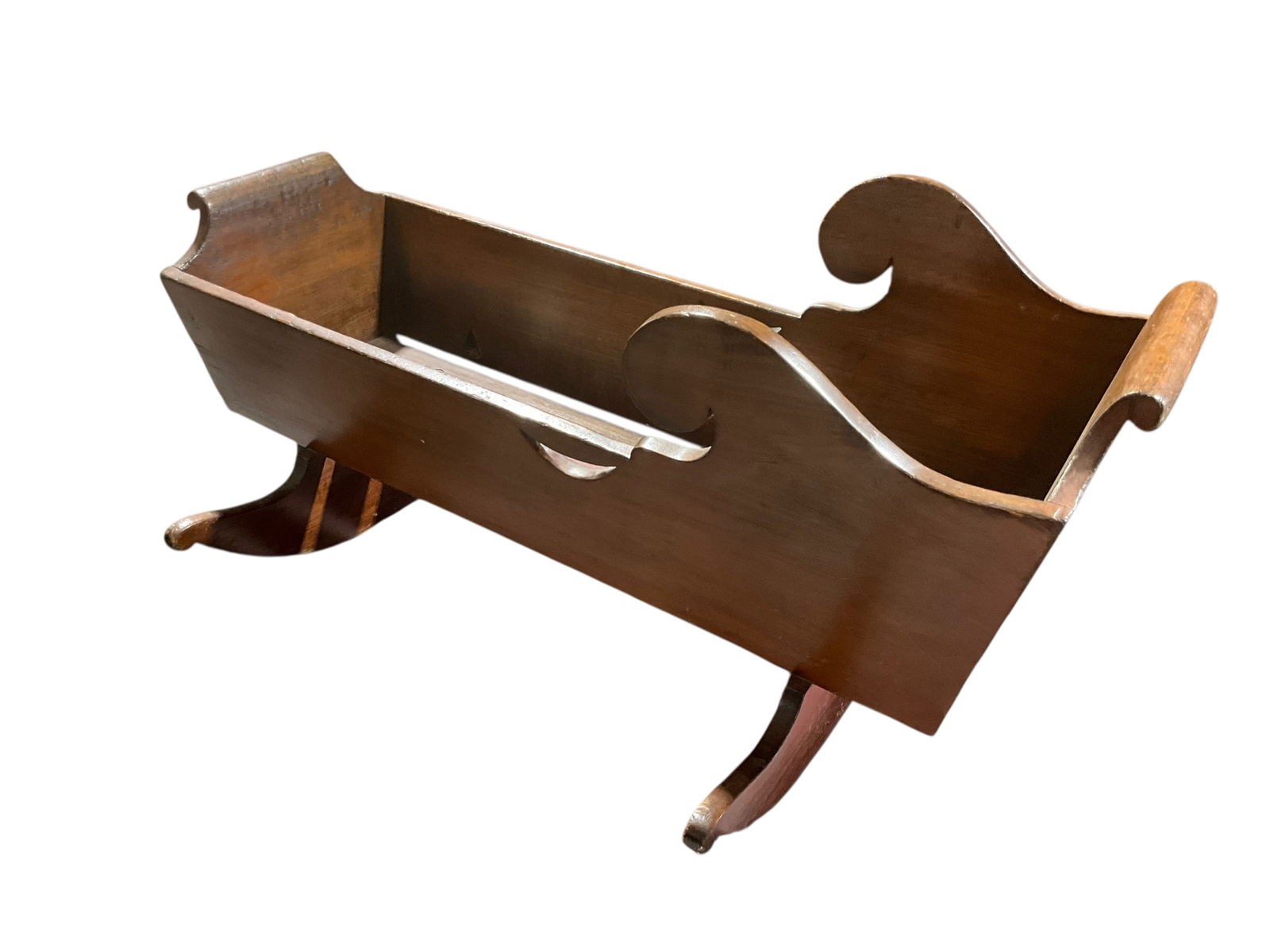 Primitive Antique Baby Cradle (1 of 4)