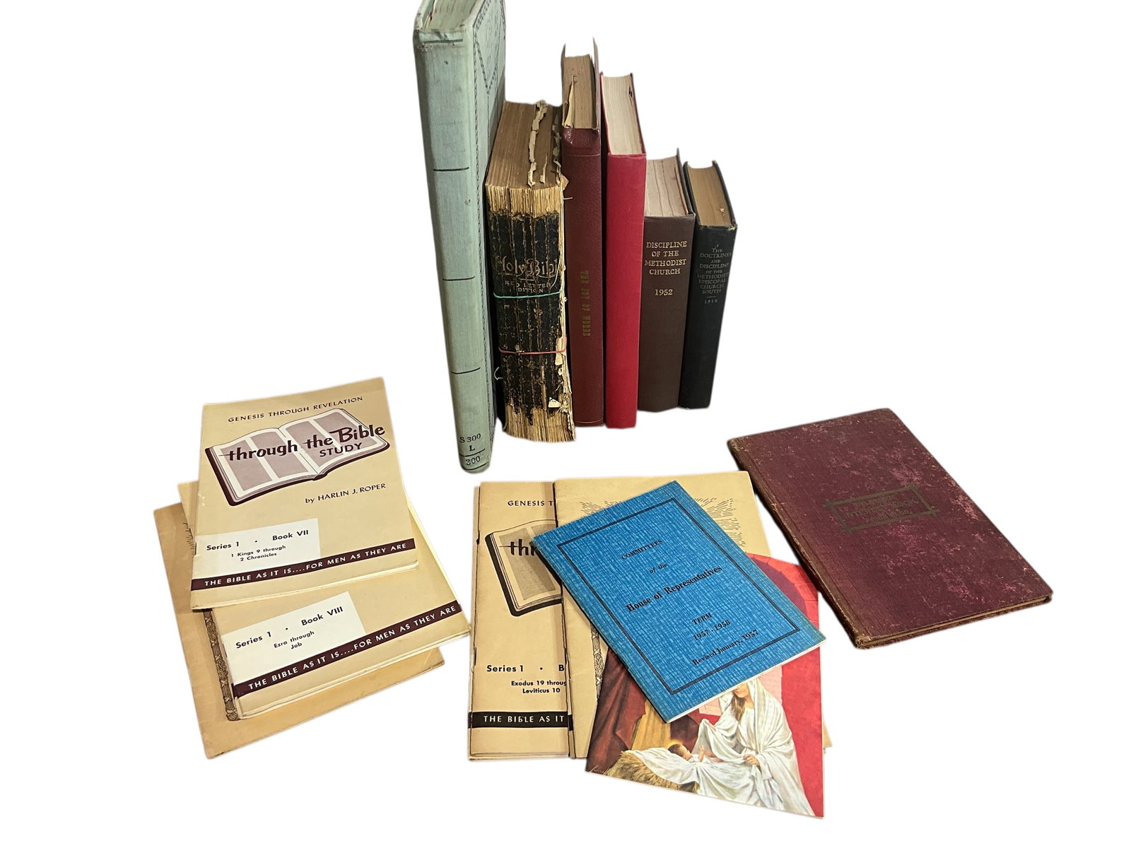 Ledger + Misc Books Pamphlets Bible + Misc. (1 of 1)