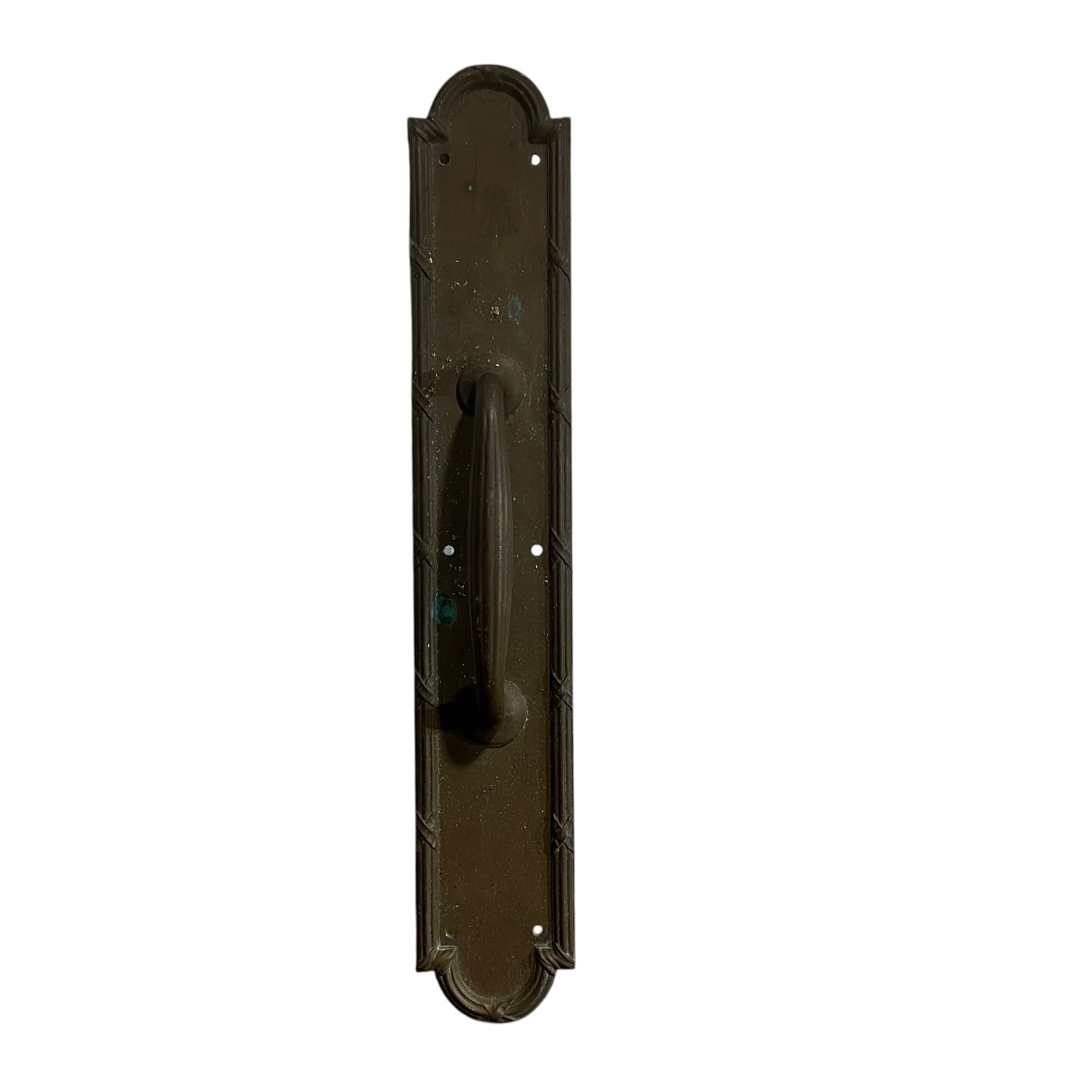 Large Brass Yale Door Pull Handle (1 of 3)