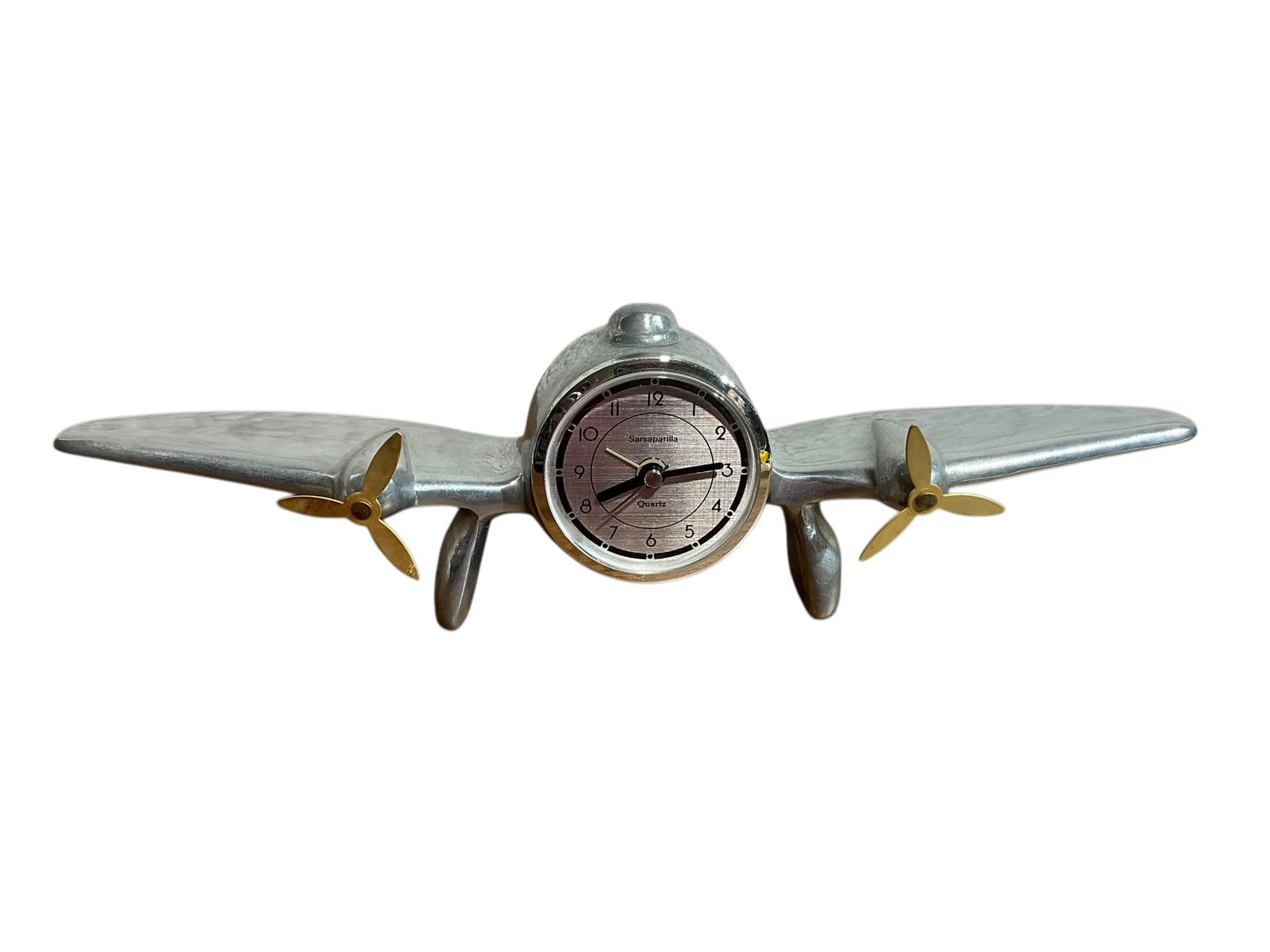 Vintage Sarsaparilla Airplane Desk Clock (1 of 4)