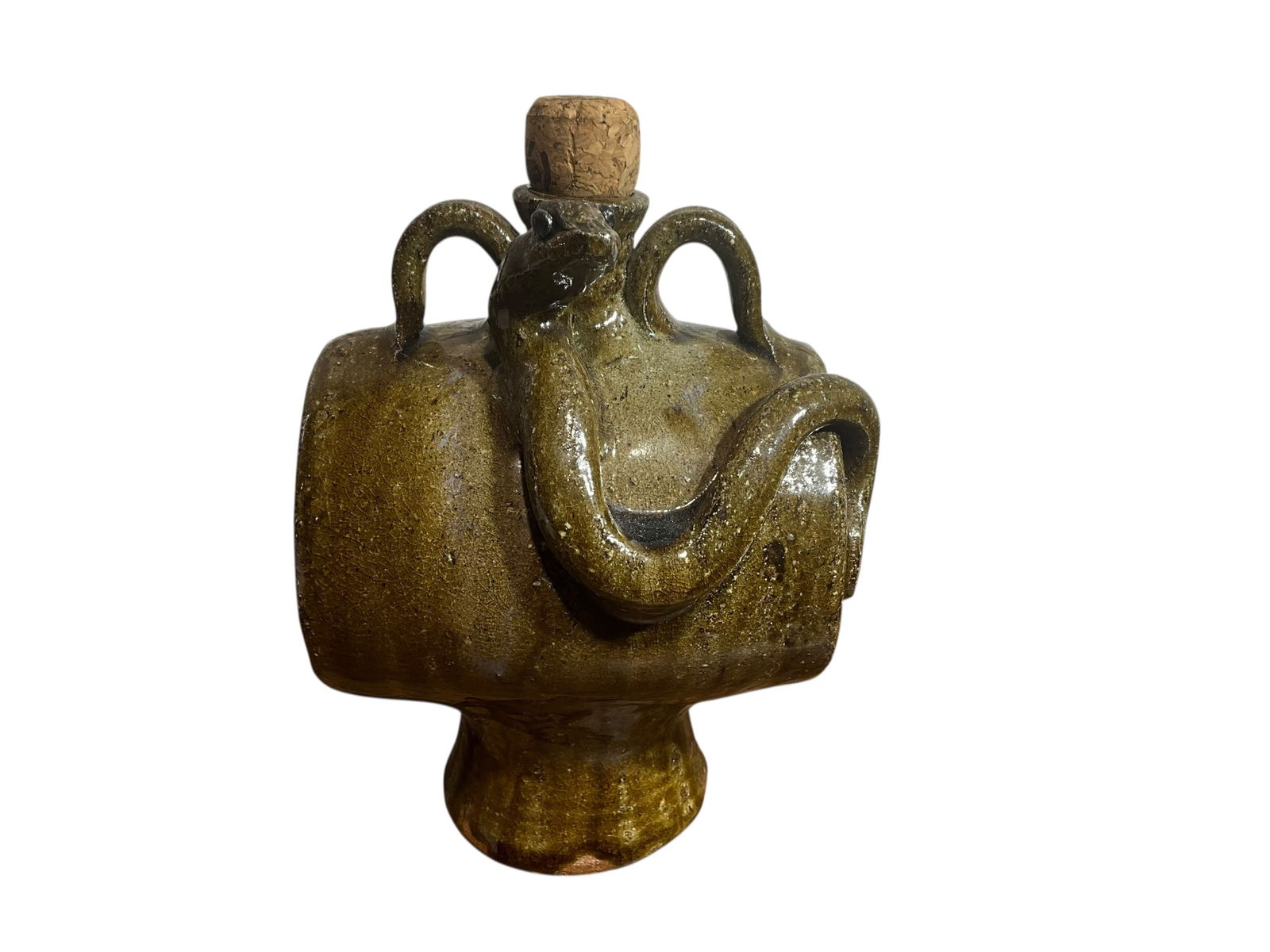 Michael Ball Double Handled Keg With Snake (1 of 4)