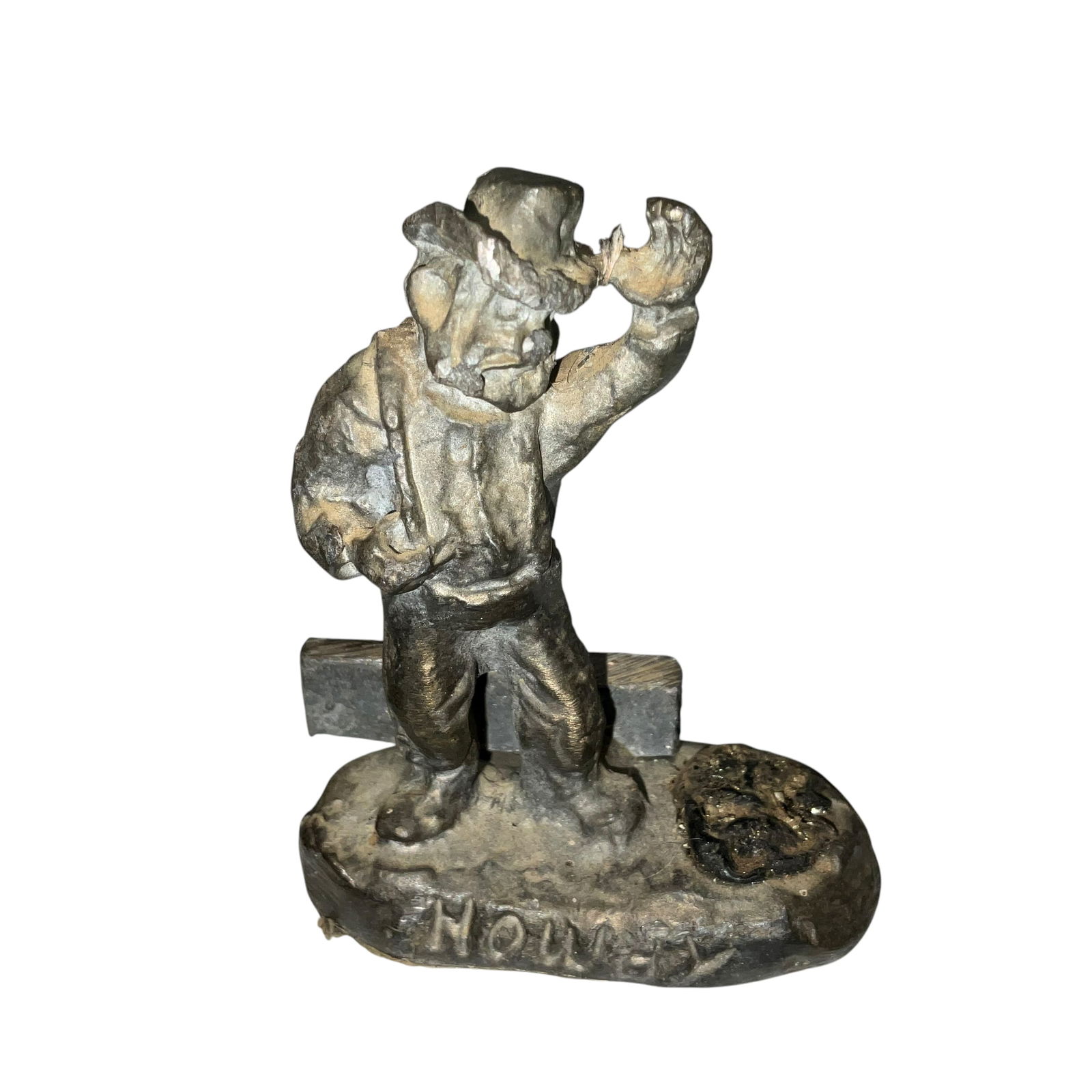 HOWDY Miners Fools Gold / Fairplay Pewter Figureine: Good condition. 2 1/2 inches tall.
