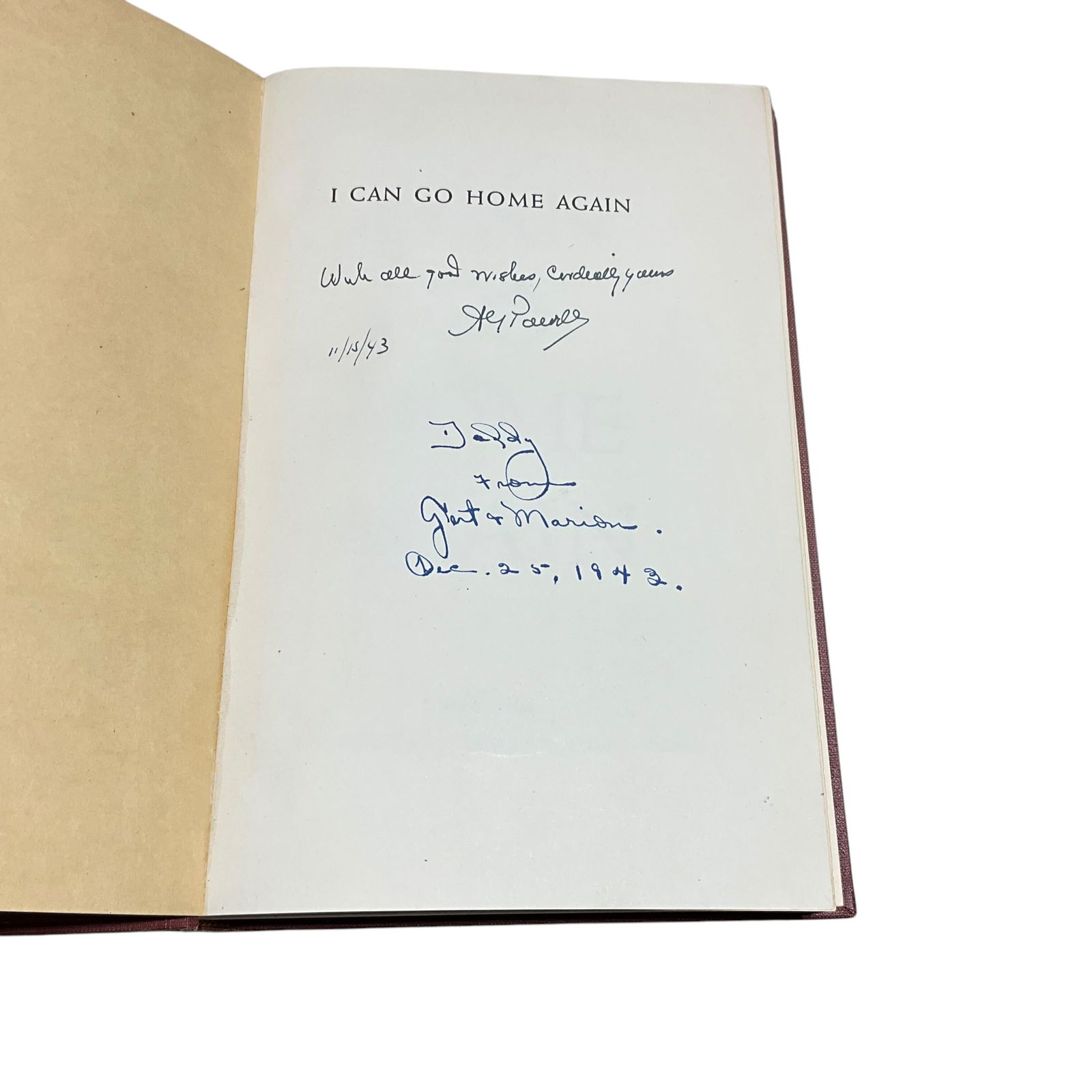 I Can Go Home Again 1943 Signed Copy By Arthur G Powell (1 of 6)