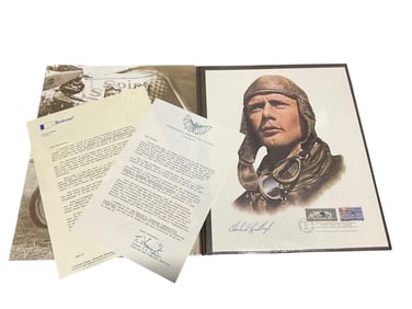 1977 Charles Lindbergh First Day Of Issue Stamp