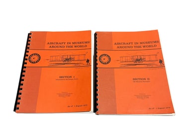Aircraft In Museums Around The World 1979 Volumes 1 & 2