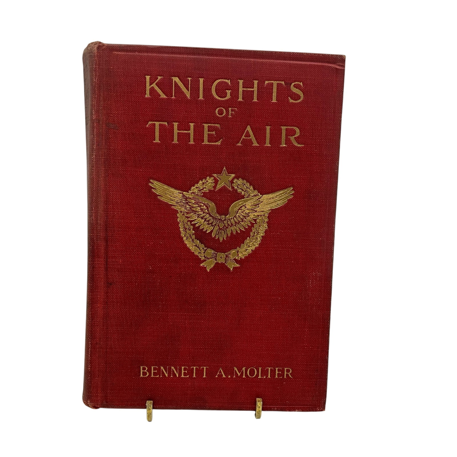 First Edition Knights of the Air by Bennett Molter: Good condition. No dust jacket. See photos.