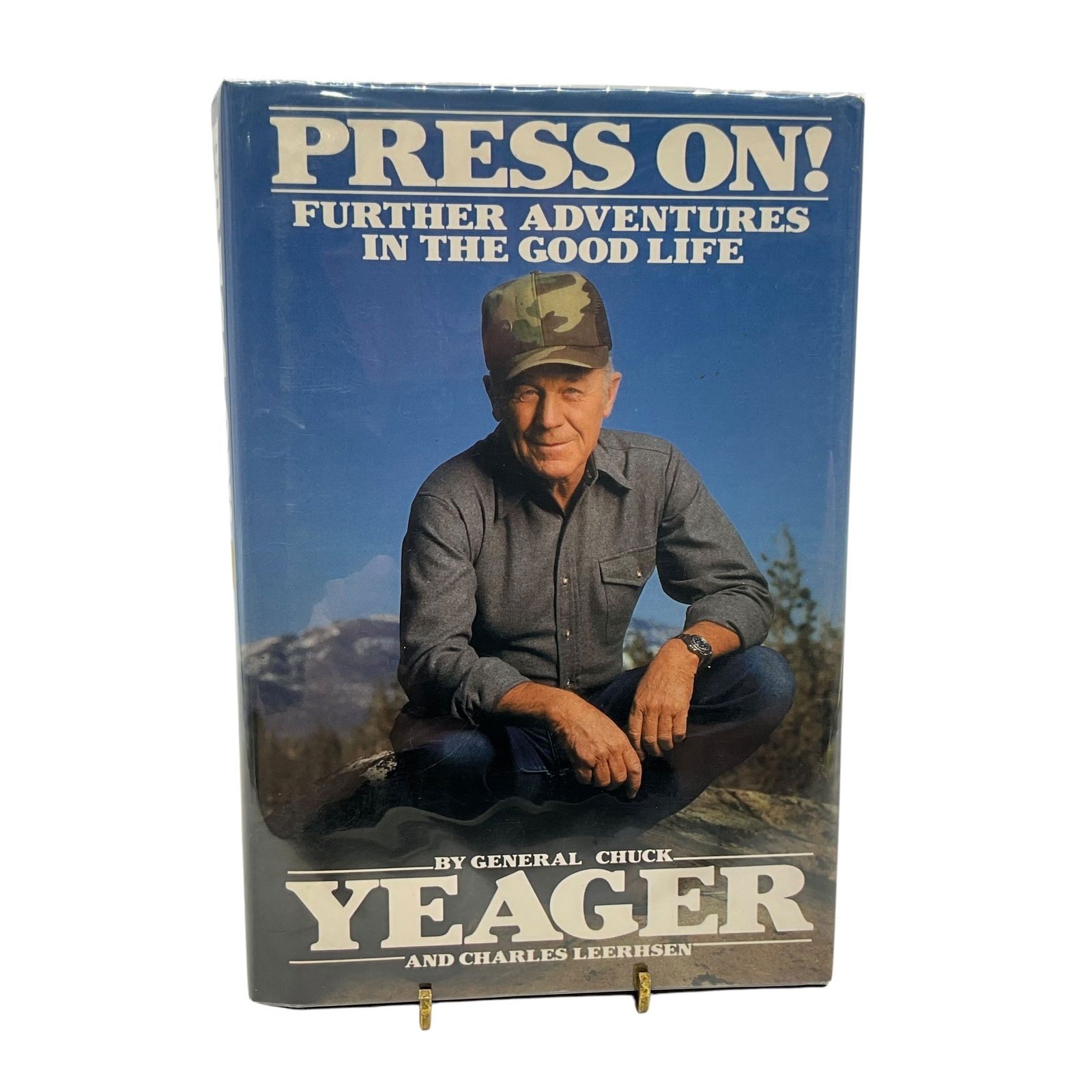Autographed Chuck Yeager Book 'Press On!' (1 of 5)