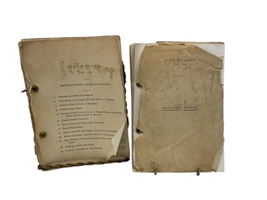 Avro Biplane Rigging / Building Manual w/ Schematics