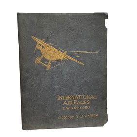 International Air Races Dayton Ohio October 2-3-4-1924, Copyright 1924