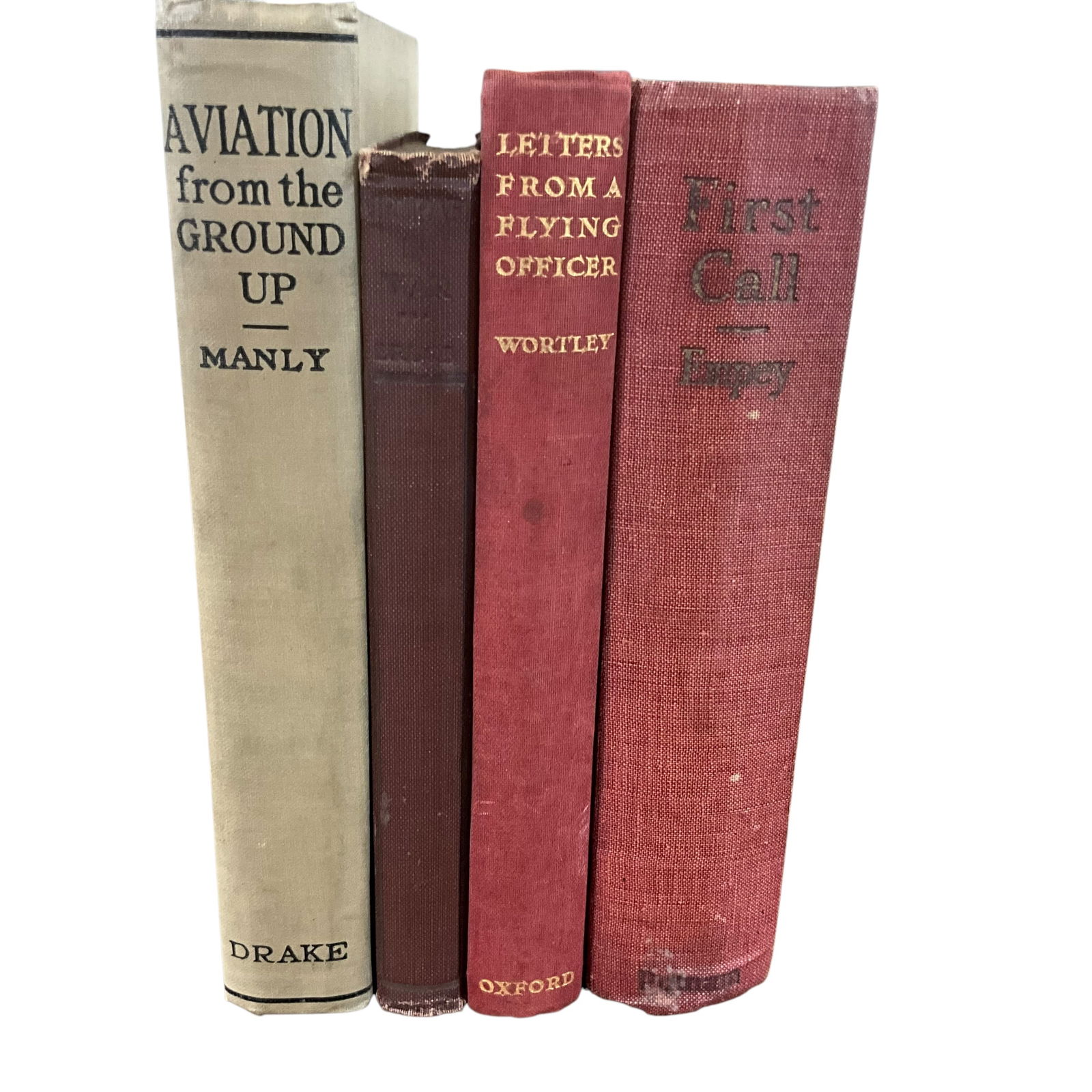 Set of 4 Books (Historical Aviation) Copyrights from 1900 - 1930’s (1 of 3)