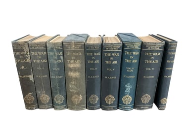 The War In The Air / Raleigh & Jones / Great War By The Royal Air Force / Complete Set