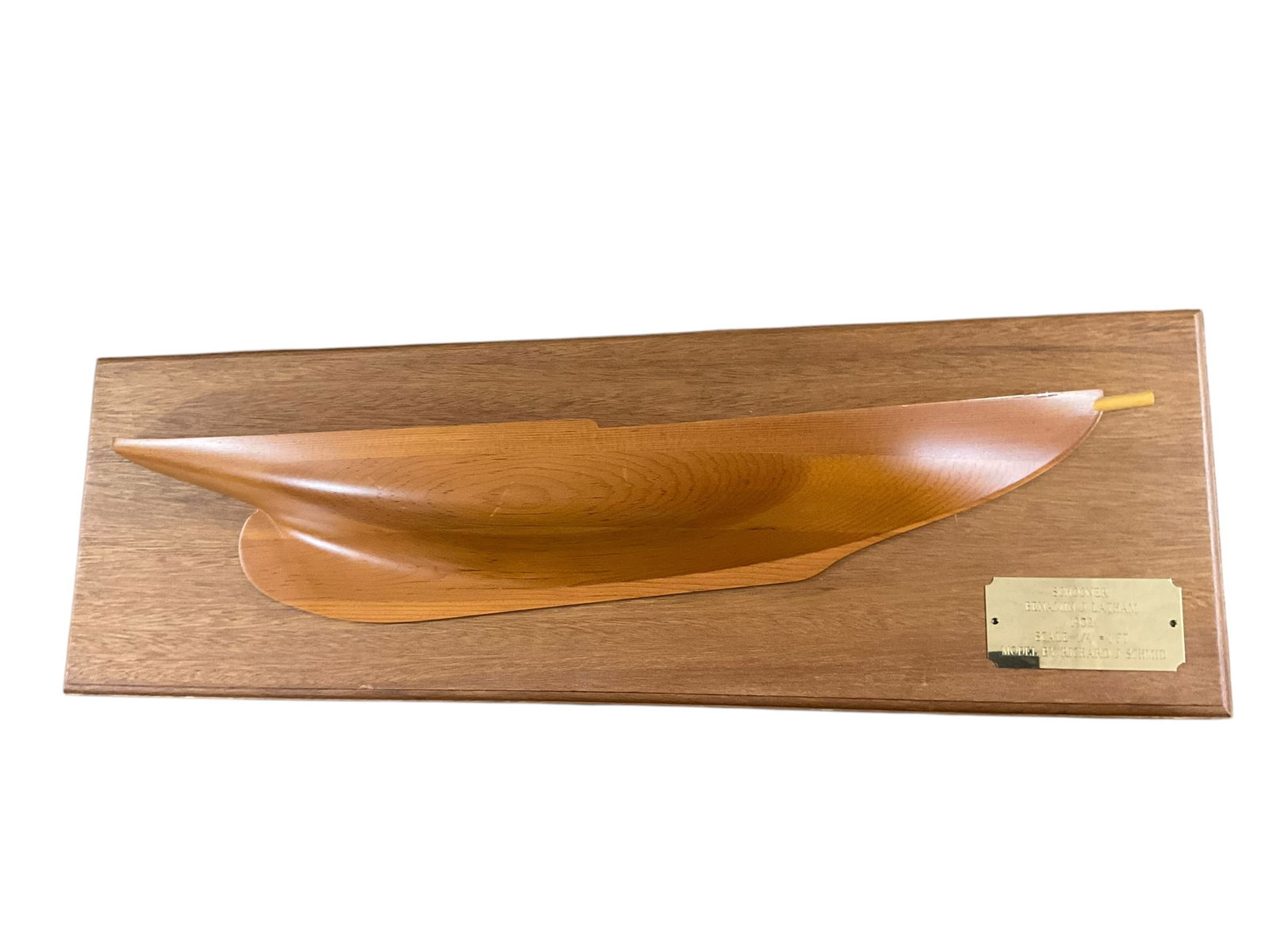Half Hull Model SCHOONER BENAMIN J LATHAM 1902 / Richard Schmid (1 of 5)