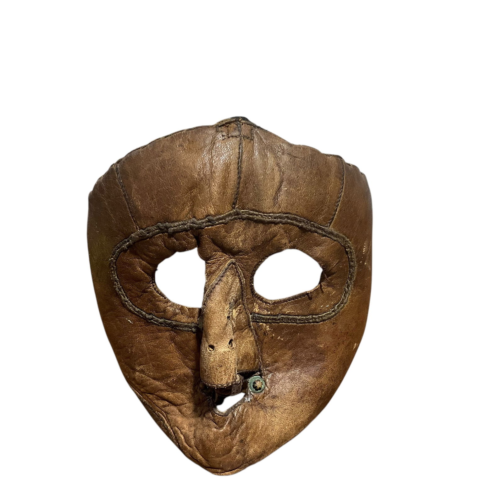 Vintage Wartime Leather Aviators Cold Weather Leather Mask (1 of 4)