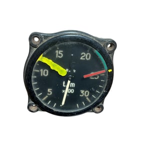 Jaeger WWII Era Aircraft Tachometer REF 44570 / 10-63