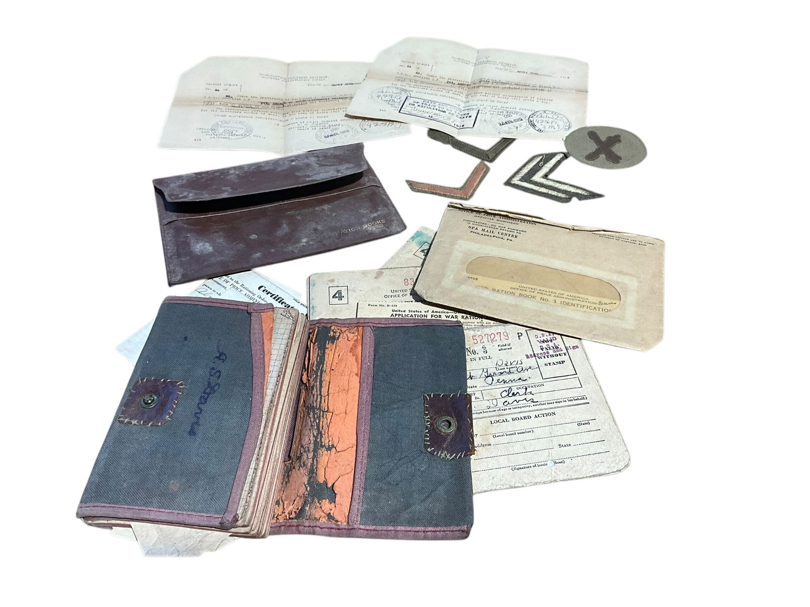 Misc WWI Ration Books / Patches / Letters / Booklet (1 of 4)