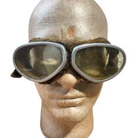 Vintage S&B Strauss & Buegeleisen Resistal Aviation Goggles