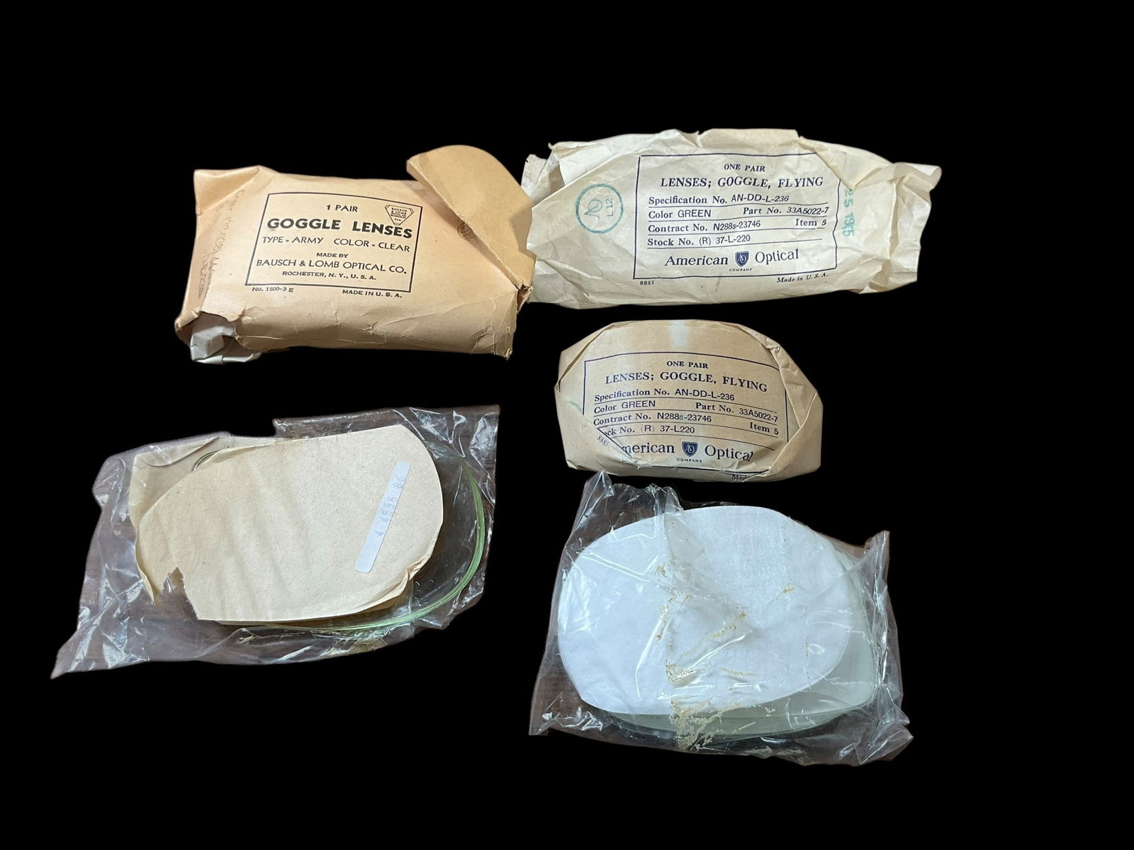 Misc Vintage Goggle Lenses / 9 Pieces Total (1 of 1)