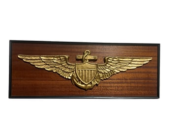 U.S. Navy Pilot Wings Plaque