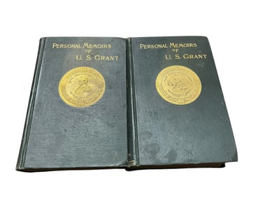 Personal Memoirs Of U.S. Grant Volume 1 & 2 : 1886 Charles Webster