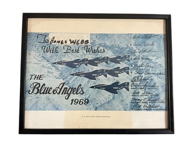The Blue Angels 1969 Personalized Framed Card Stock Photo