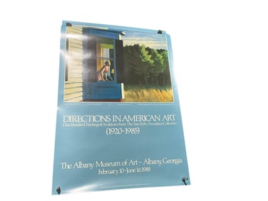 1985 Directions In American Art Poster + Letter : Cape Cod Morning