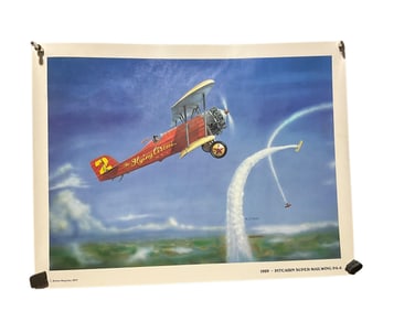 Lot Of 6 1977 Action Airprints Aviation Posters