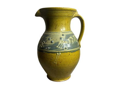 David Morgan Abstract Pottery Pitcher: Mint condition. Signed 'Danielsville Morgan' on bottom. Stands 10.5 inches tall.