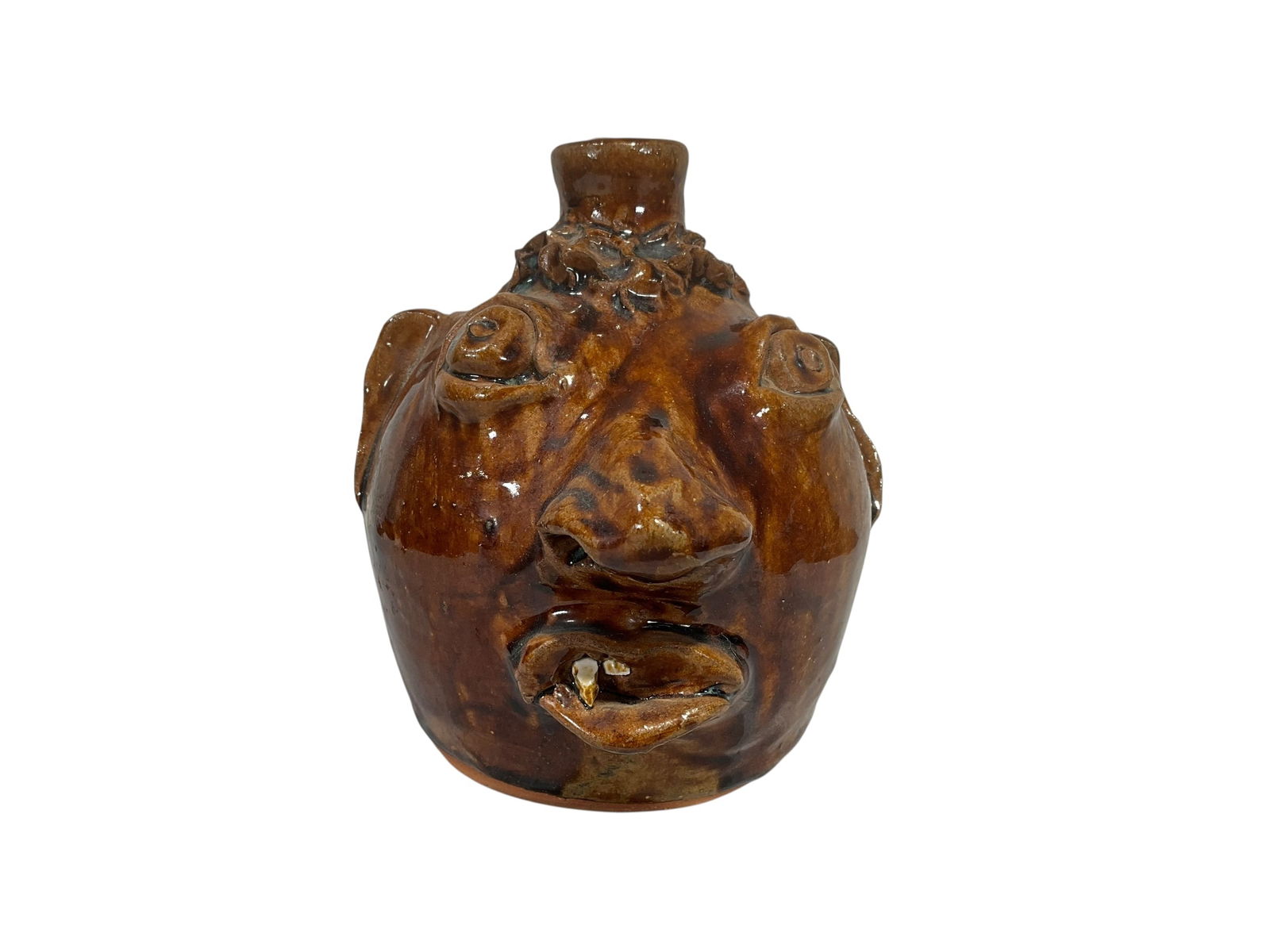 Brown's Pottery Face Jug - Arden, NC (1 of 3)