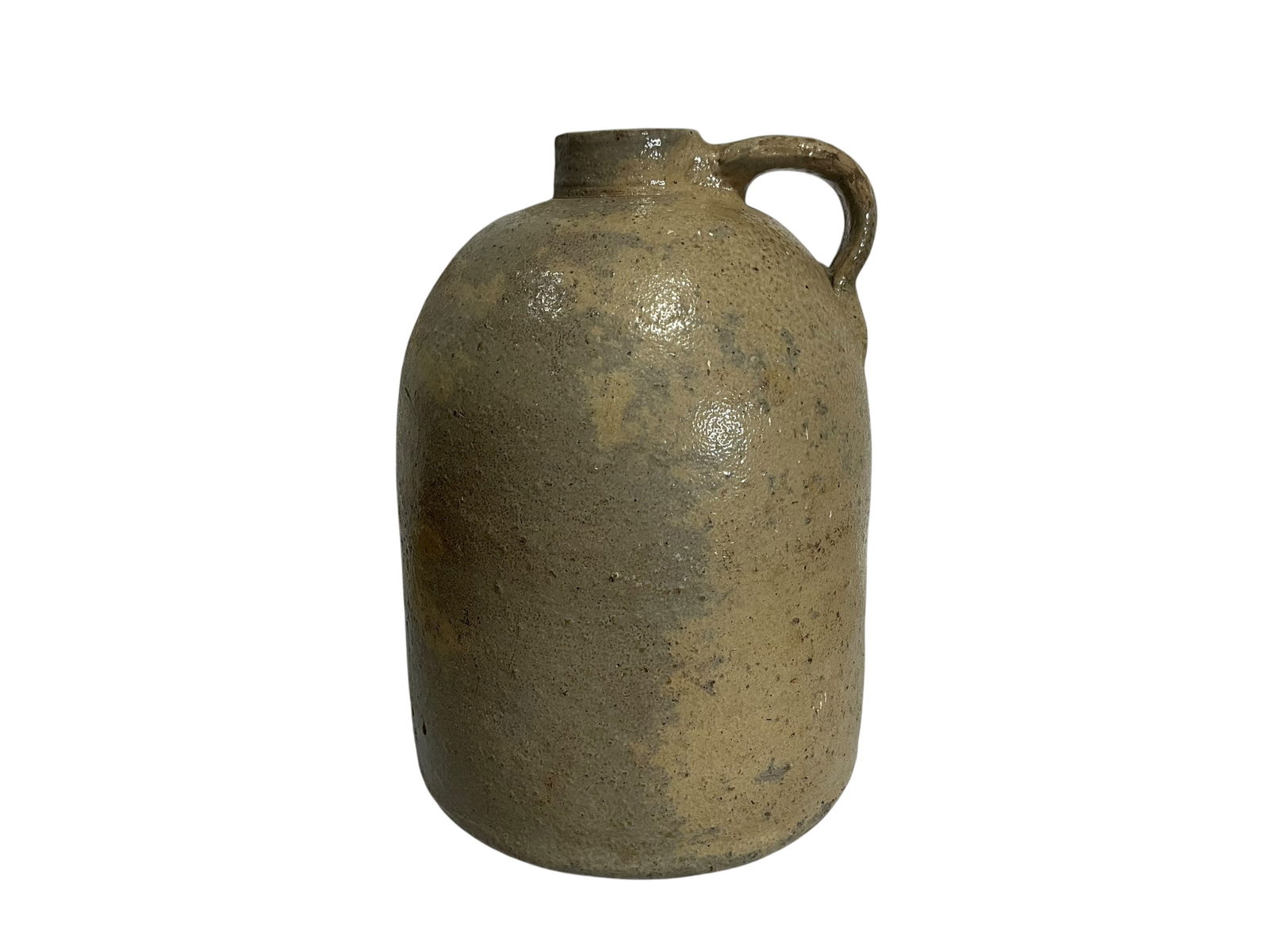 Antique Beehive Stoneware Jug: Good condition considering age. One small chip on handle. Stands 9.5 inches.