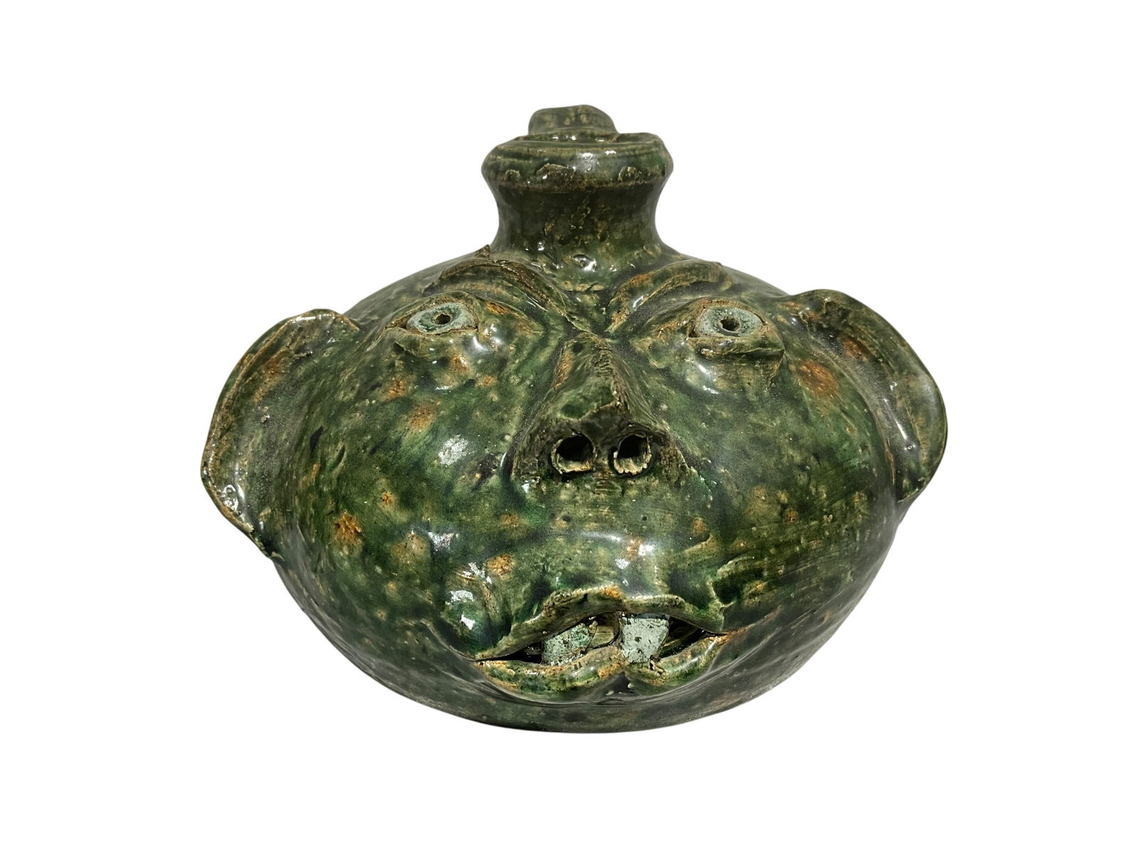 Bobby & Mary Ferguson Buggy Face Jug (1 of 3)