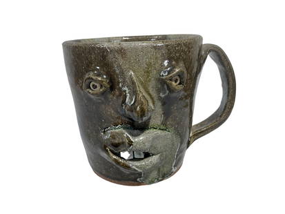 Poke's Pots #1 Face Mug: Mint condition. Signed and dated on bottom. Stands 4.75 inches.