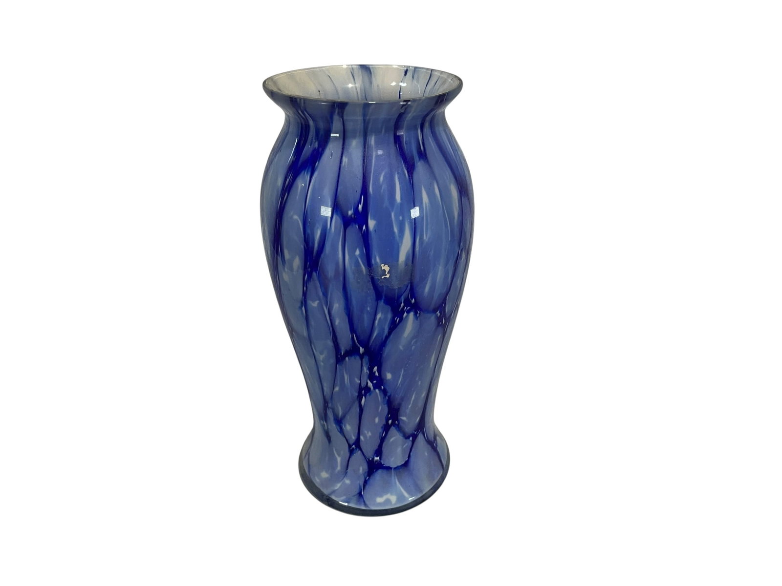 Vintage Czechoslovakian Art Glass Vase: Mint condition. 7 1/2 inches tall.