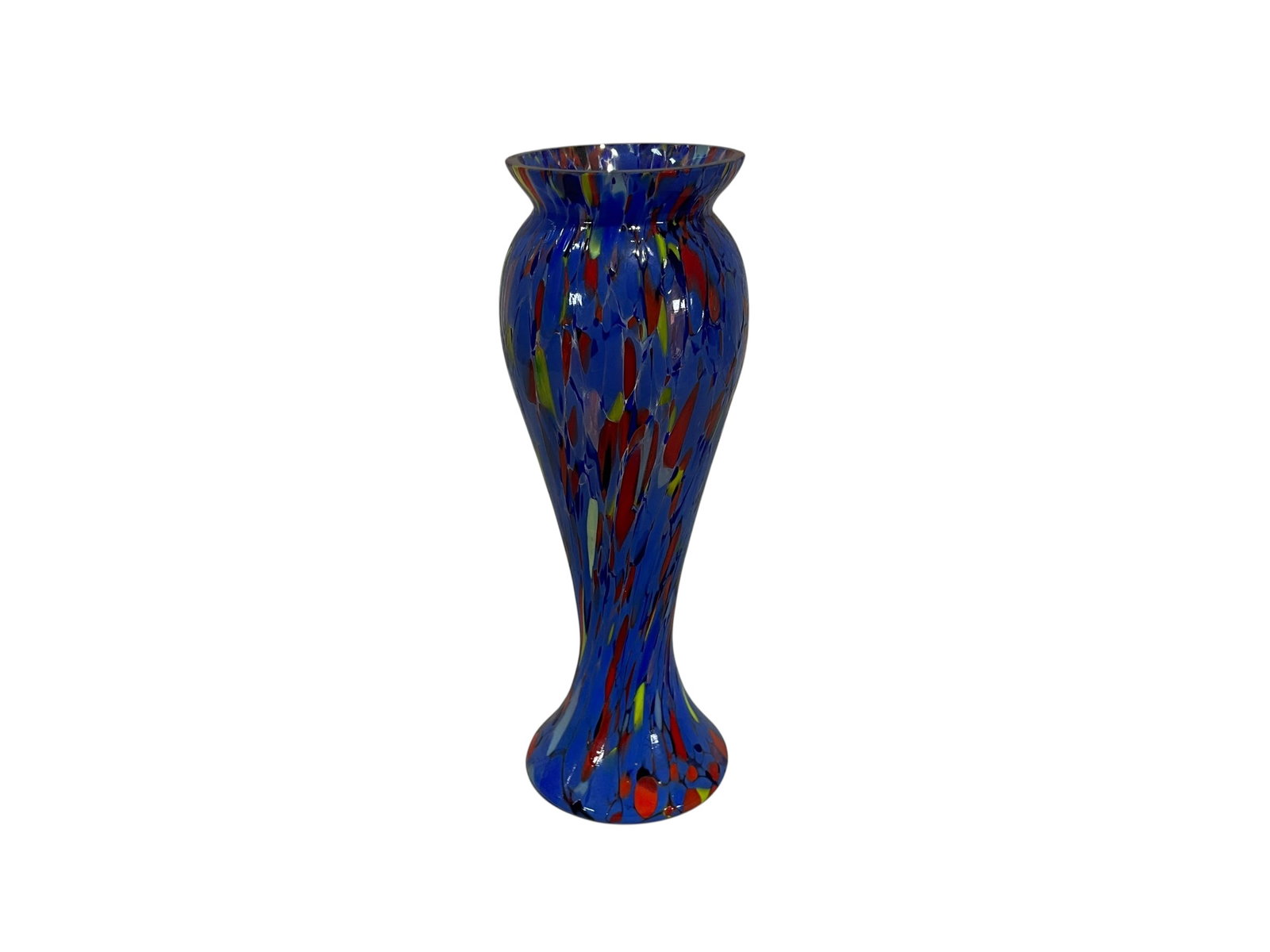 Vintage Czechoslovakian Art Glass Vase Signed: Mint condition. 6 1/2 inches tall.Marked on bottom “Made In Czechoslovakia”