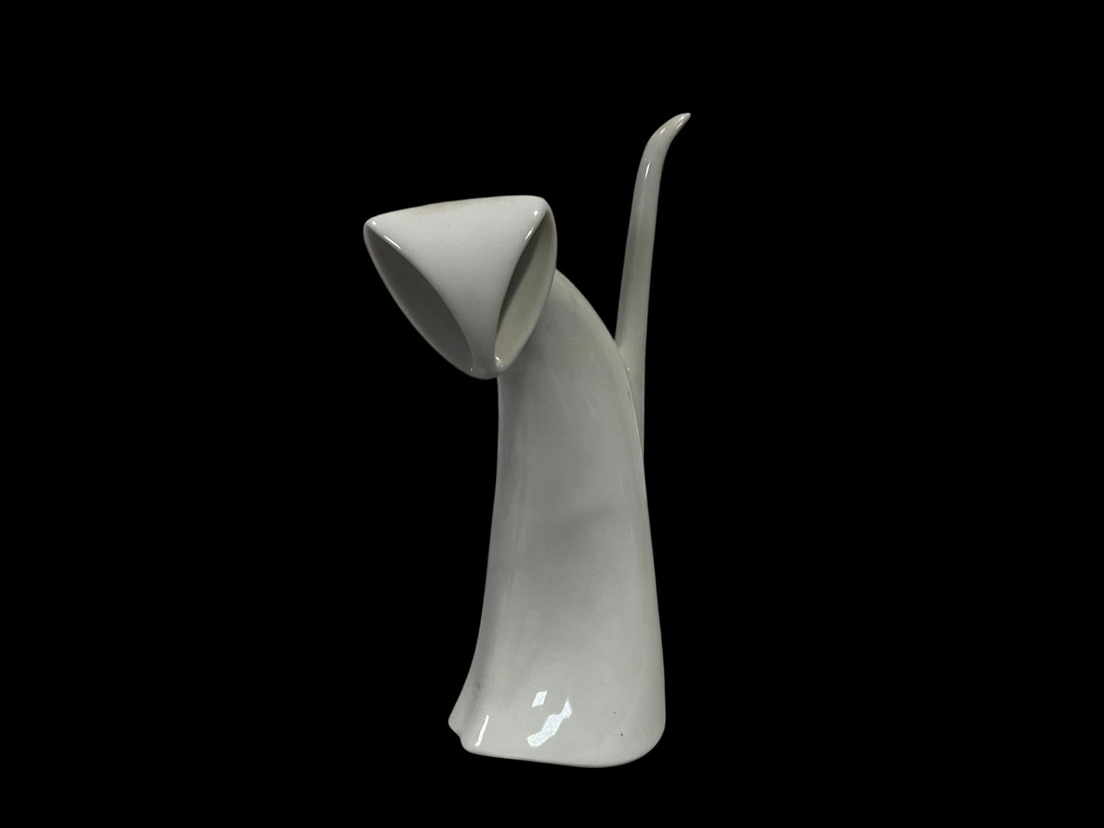 Vintage Royal Dux Cat Figurine Made In Czechoslovakia w/ Label (1 of 3)