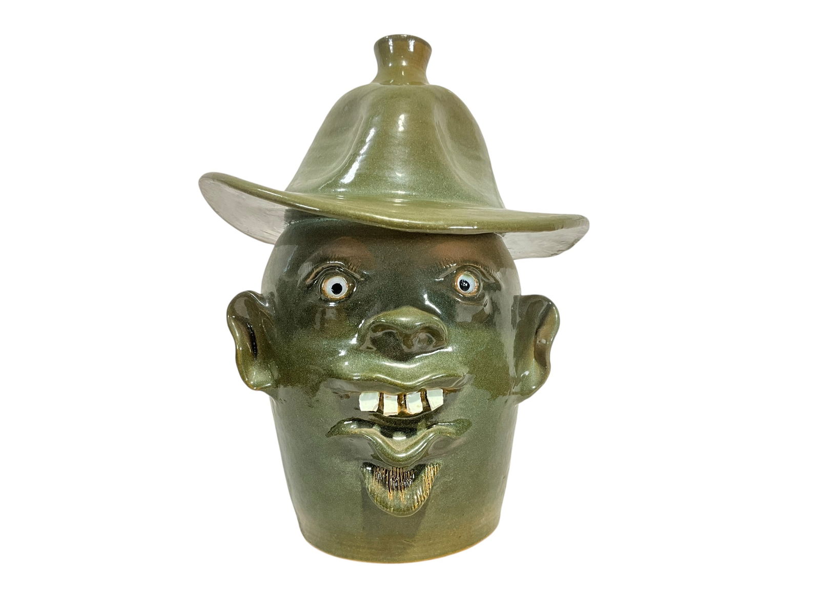 Mike Williamson Hat Face Jug (1 of 3)