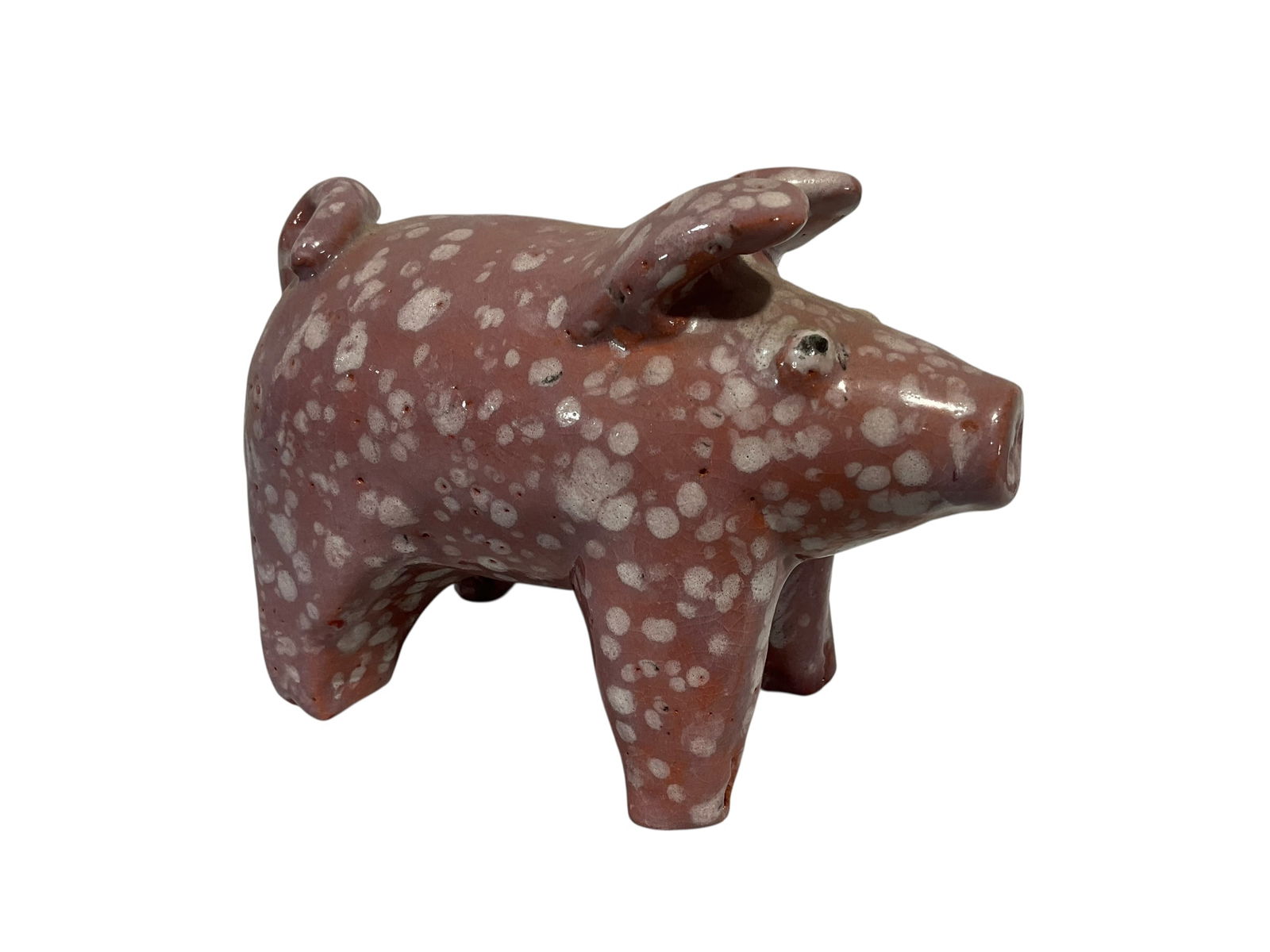 Larry Wilson Pink Pottery Pig (1 of 4)