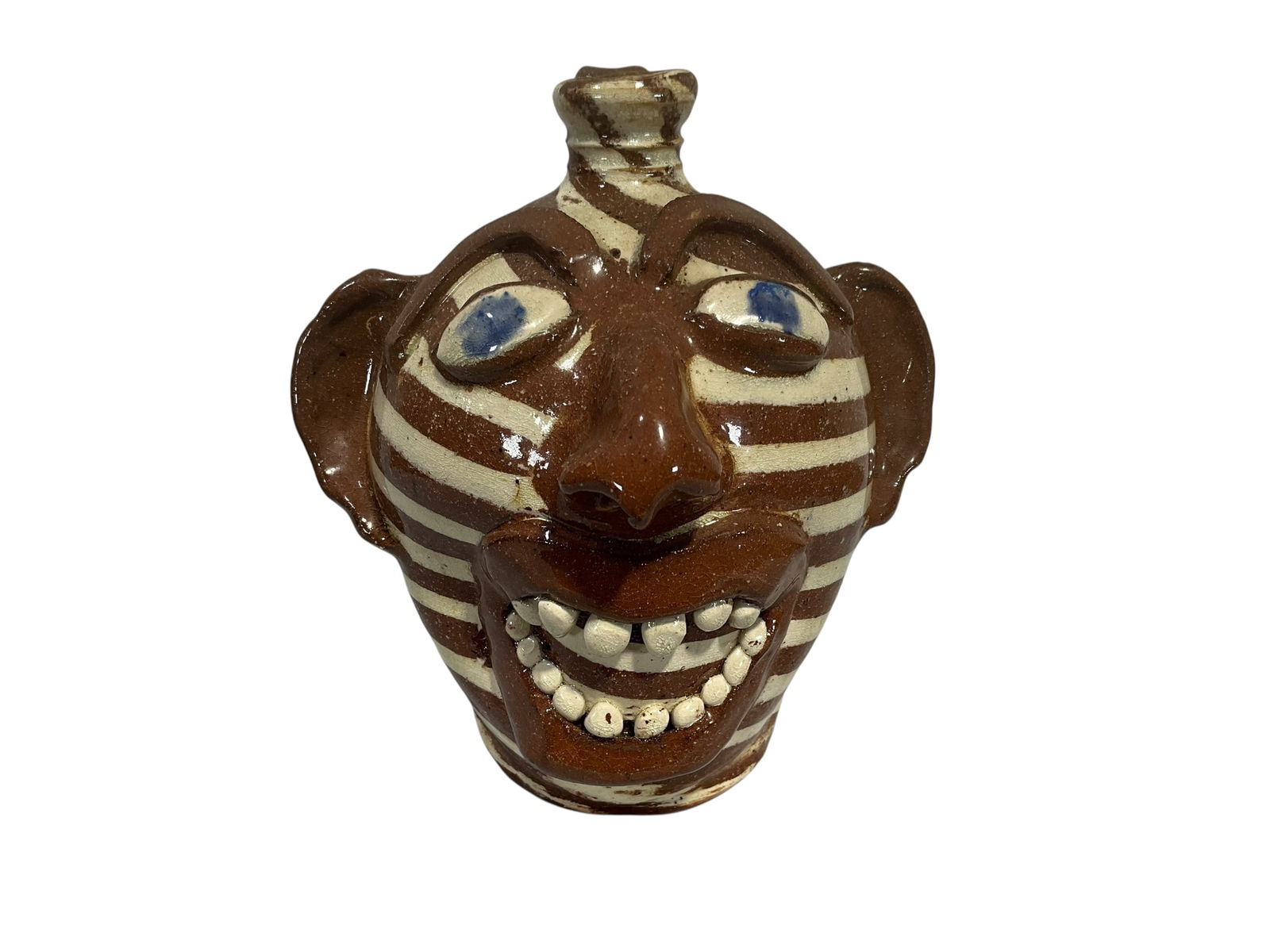 Albert Hodge Swirl Face Jug (1 of 4)